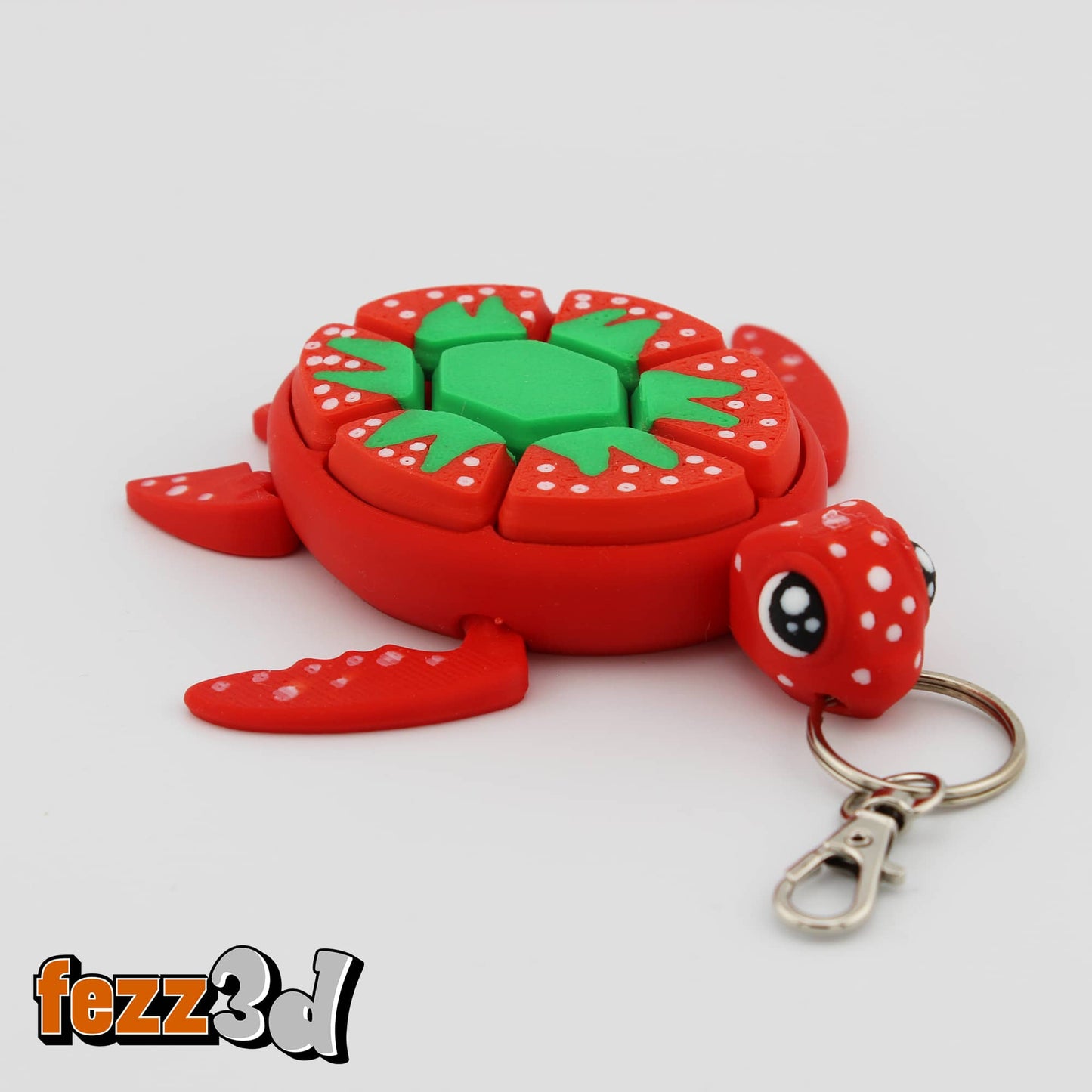 Schildkröte Fidget Clickers Erdbeere